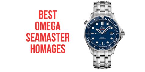 best omega homage watches|omega seamaster look alike watches.